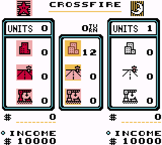Screenshot Thumbnail / Media File 1 for Game Boy Wars 2 (Japan) [En by TransBRC v1.02]